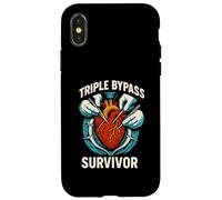 Uomini Sopravvissuti Tripla Bypass Paziente Chirurgia Cardiaca Guariscono Custodia per iPhone X/XS