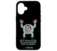 Uomini Teste Crescere Spalle Otello Citazione Shakespeare Play Custodia per iPhone 16
