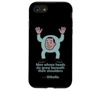 Uomini Teste Crescere Spalle Otello Citazione Shakespeare Play Custodia per iPhone SE (2020) / 7 / 8