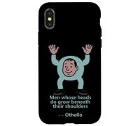 Uomini Teste Crescere Spalle Otello Citazione Shakespeare Play Custodia per iPhone X/XS