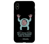 Uomini Teste Crescere Spalle Otello Citazione Shakespeare Play Custodia per iPhone XS Max