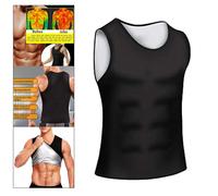 Uomini Vestito di Sauna Sudore Della Maglia Vita Trainer Shaper Del Corpo
