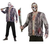 Uomo 1980s Autorizzato Venerdì 13th Jason Voorhees Costume Smiffys