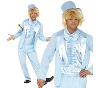 Uomo 1990s Costume Dumb & più Scemo Costume Abito Blu Cervo Notte, 1990s Stupid