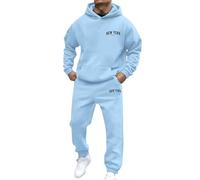 Uomo 2 Pezzi Tuta Jogging Da Lavoro E Donna set unisex per il tempo libero Taglie Forti Casual Abbigliamento Cotone Vintage felpa con cappuccio pantaloni felpati allenamento Streatwear 2025
