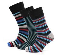 Uomo 3 Confezione Bamboo Comfort Top Calzini Non-Elastico Gentle Grip Tacco E