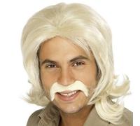 Uomo 70s 1970s Rétro Guy Parrucca Bionda da Carnevale Nuovo 70's Adulto Smiffys
