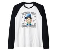 Uomo 80s 90s Roller Skate GNOME for Men Roller Skating Dad Saying Maglia con Maniche Raglan