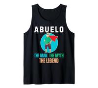 Uomo Abuelo The Man The Myth The Legend - Hispanic Grandpa Canotta