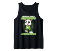 Uomo Al ragazzo piace correre mezza maratona Panda Runner Canotta