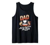 Uomo Always Seasoned with Love Dad Citazione Saying Dad Father's Day Canotta