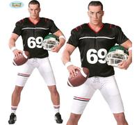 Uomo American Calciatore Quarterback Costume Uomo Sport Completo Fg
