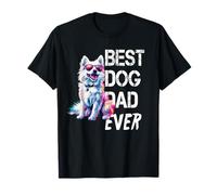 Uomo American Eskimo Dog Lover Vintage Best American Eskimo Maglietta