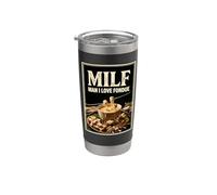 Uomo Amo Fonduta Milf Bicchiere termico in acciaio inox doppia parete