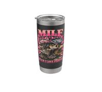 Uomo Amo Pesca Divertente MILF Pun Sarcastico Bootleg Meme Bicchiere termico in acciaio inox doppia parete
