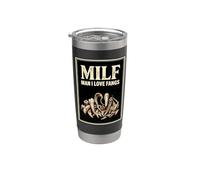 Uomo Amo Zanne Milf Bicchiere termico in acciaio inox doppia parete