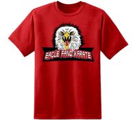 Uomo Aquila Fang Karate T-Shirt Dojo Cobra Kai Sensei Film Retrò Kid