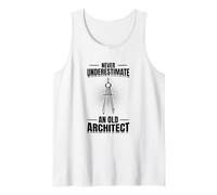 Uomo Architetto Nonno Architetto Pianificatore Professione Canotta