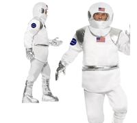 Uomo Astronauta Costume Astronauta Nasa Spazio Volo Suit Costume Adulti