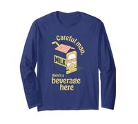 Uomo attento c'è Una Bevanda Qui Latte Grande Lebowski Maglia a Manica