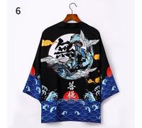 Uomo Aviatore Crane Giapponese Kimono Cappotto Larga Yukata Vestaglia Aperto Ant