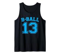 Uomo B-Ball - Pallone da basket, numero 13, per allenamento Varsity Vintage Canotta