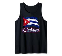 Uomo Bandiera Cubana di Cuba Uomini Bambini Patriottica Cubano Canotta