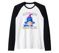 Uomo Bearded Dragon Dad GNOME for Dragon Lover for Fathers Day Maglia con Maniche Raglan
