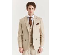 Uomo Beige Leggero Estate Monopetto Giacca Paul Andrew