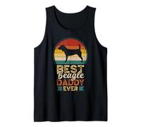 Uomo Best Beagle Daddy Ever, Father's Day, Beagle Dog Dad Canotta
