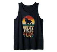 Uomo Best Bernese Mountain Daddy Ever, Father's Day, Bernese Dad Canotta