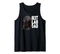 Uomo Best Lab Dad Chocolate Lab Dad The Lab Padre Brown Labrador Canotta