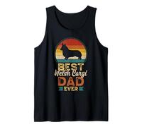 Uomo Best Welsh Corgi Dad Ever, Father's Day, Corgi Daddy Canotta