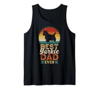 Uomo Best Yorkie Dad Ever, Father's Day, Yorkshire Terrier Daddy Canotta