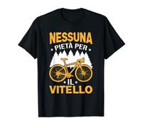 Uomo Bicicletta Ciclista Bici Nessuna Pietà Per Il Vitello Maglietta