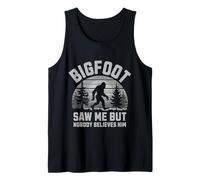 Uomo Bigfoot mi ha visto ma nessuno gli crede - Wild Retro Forest Canotta