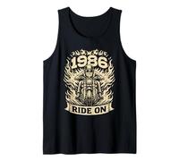 Uomo Biker 1986 Ride On Compleanno Motociclista Amante Moto Canotta