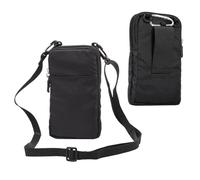 Uomo Borsa Tracolla per Cellulare, Borsello da Cintura Piccola, 6.0 Pollici Borsetta a Tracolla Uomo Telefono Cellulare Custodia a Spalla Sacchetto Verticale Marsupio Fondina Cellulare da Cintura