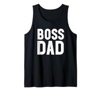 Uomo Boss Dad Men Dad Boss Hombre Bossy Papa Daddy Boss Father Canotta