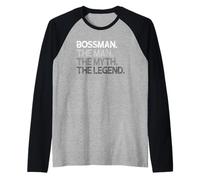 Uomo Bossman The Man Myth Legend Maglia con Maniche Raglan