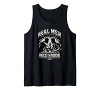 Uomo Braccio Wrestling Due Uomini Muscolosi Arm-Wrestle Grip Hook Pin Canotta