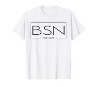 Uomo BSN EST 2026 Laurea in Scienze Infermieristiche Laureato in Scuola Infermieristica Maglietta