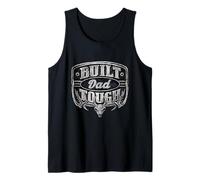 Uomo Built Dad Tough American Funny 4th of July Canotta