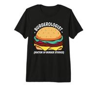Uomo Burgerologo Dottore in Studi Hamburger - Amante degli Burger Maglietta Premium
