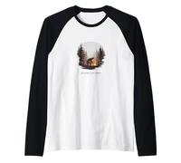Uomo Bushcraft is My Therapy - Natura, abilità e sopravvivenza Maglia con Maniche Raglan