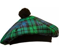 Uomo Campbell Antico Tam O' Shanter Cofano Basco Balmorals Tartan Tammy Cappello