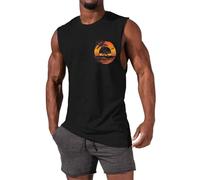 Uomo Canottiera Estiva Sportive Leggera Traspirante Canotte Palestra Estiva Girocollo Smanicato Tank Top Elasticizzato Muscolo Contenitiva Allenamento Canottiera Gym Stringer Running Vest da Spiaggia