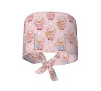 Uomo Cappelli Bandana Dottore Suino, Infermiera Cappello da Chef Regolabile Cappelli da Cuoco Traspirante Cappellino da Chef per Farmaci Personale Medico Ristorante