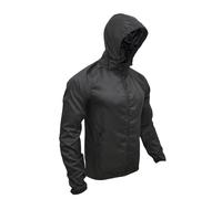 Uomo Cappotto con cappuccio Wind Breaker chiusura zip maniche lunghe CAPPELLO