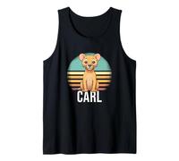 Uomo Carl - Nome Ragazzo Simpatico con Leone Carino Canotta